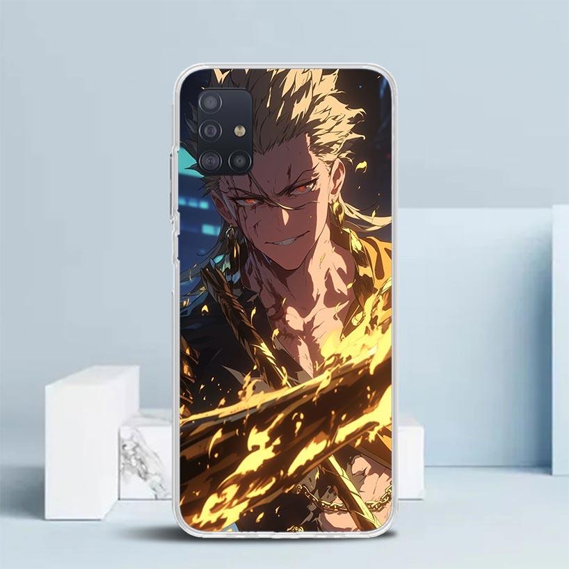 Fate Zero Stay Night Гилгамеш Мягкий чехол для Samsung Galaxy A12 A22 A32 A52 A72 A02S Чехол для телефона Note 20 Ultra 10 S10 Plus A51 A