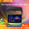 Android 14 Carplay для Toyota Corolla E140 E150 2006 - 2013 Автомобильный радиоприемник, мультимедийный проигрыватель, 2 Din, GPS, стерео, IPS, DVD, динамики