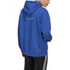 adidas Оригиналы Свитшоты BIG TREFOIL Мужские Колледж-синий С капюшоном Умеренно Обычный H09353