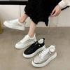 Весна/осень Новый модный тренд Повседневная обувь на плоской подошве Круглый носок Толстая подошва Повышенный комфорт Женская спортивная вулканизированная обувь