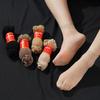 5 пар прозрачных носков ультратонкие женские короткие носки женские эластичные носки из хрустального шелка