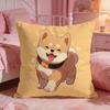 AnimalAdorable Shiba inuS Cushion Cover Premium Comfort Reversible Pillow Cove Two in One Design for Any Room  Car Interior