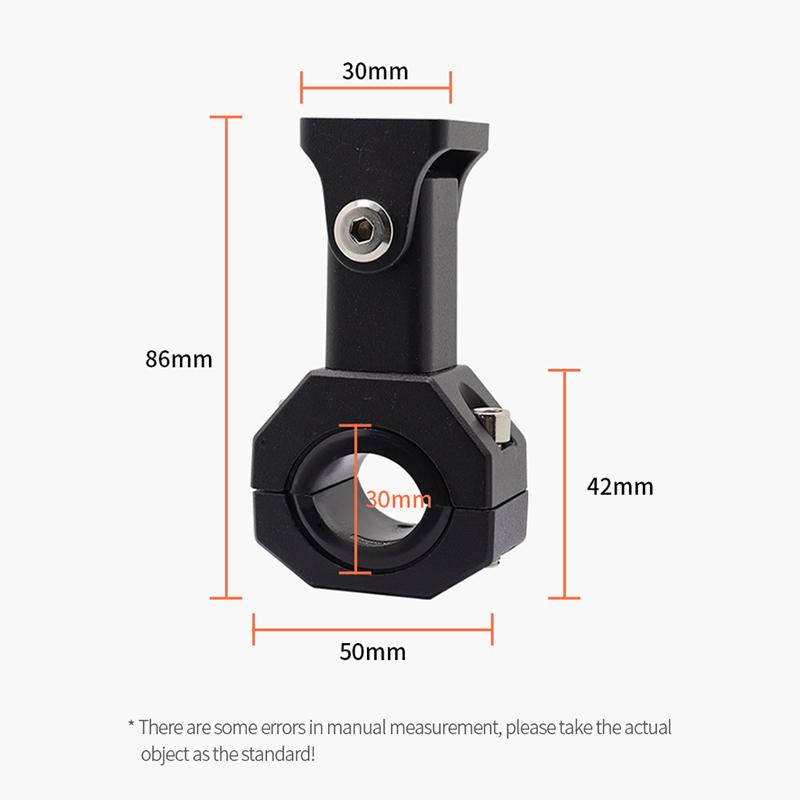 Мотоциклетные светодиодные фары, прожекторы, зажимы, кронштейны, зажим для трубки, комплект крепления для мотоцикла, противотуманные фары, аксессуары для мотоциклов