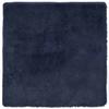 VidaXL Tapis shaggy à poils longs bleu marine 120x120 cm polyester, tapis, tapis de chambre, tapis moderne, tapis de salon, 4102867
