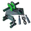 5-Piece Fitness Set: Ab Wheel & Push-Up Bars for Comprehensive Core Training