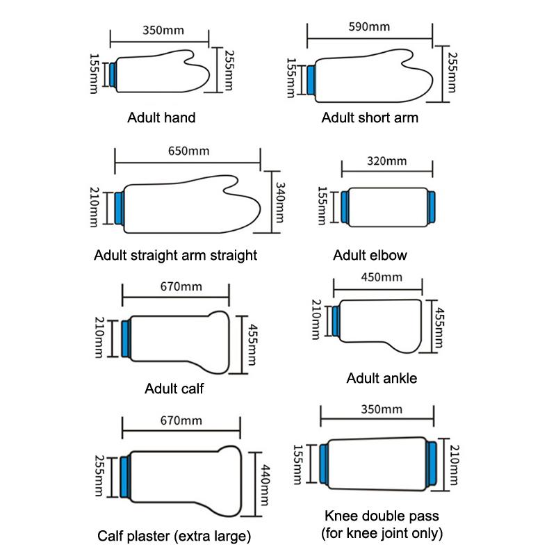 Защитная насадка на душ для детей и взрослых, водонепроницаемая, герметичная, бандаж-каст, защита раны, перелома, ноги, стопы, руки, кисти, кольцо-манжета для ванны