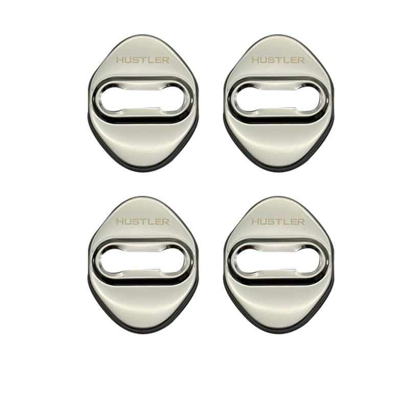 OKAYOHINN Suzuki Hustler Hustler Striker Cover Door Lock Cover Plated Accessories Interior Parts Stainless Steel 4PCSHustler MR31SMR41SMR52SMR92S