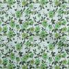 Cotton Flex Green Fabric Floral  Craft Projects Decor Fabric Printed By The Yard 40 Inch