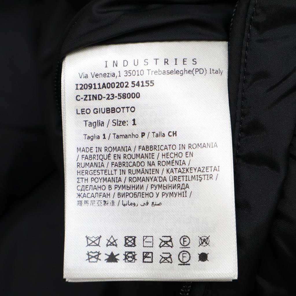 MONCLER [Excellent Condition/Domestically Authorized/Made in 2011] LEO Leo Leather-Trimmed Down Jacket Jacket 1 blackUsed
