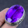 Pink Amethyst Gemstone 925 Steling Silver Jewelry Ring Size 7