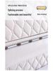 Off-white Thickened Upholstered Headboard Cover - Full Size, Simple and Soft