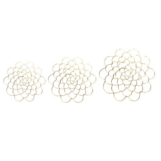 1/3Pcs Stainless Steel Spiral Stem Holder Vase Insert Flower Arranger Metal Bouquet