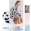 Cute Cow Print School Backpack for Girl Boy Teens Bookbag Set Laptop Daypack Lunch Tote Pencil Bag Schoolbag