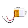 3.7V 40Mah 401215P Polymer Rechargeable Battery For For Bluetooth Earphone