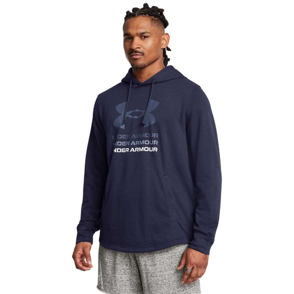 Under Armour Mens Rival Graphic Terrycloth Hoodie