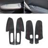4pcs Soft Leather Armrest Cover For Peugeot 2008 Car Interior Door Armrest Panel Skin Cover Sticker Trim with