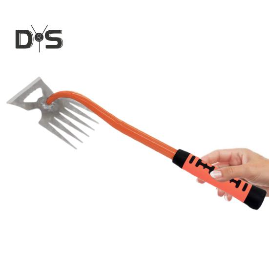 Ручной прополочник для садоводства, стальной прополочник с длинной ручкой, ручной инструмент для удаления сорняков для газона и сада