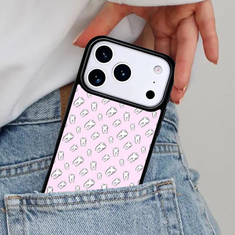 Мягкий чехол для телефона с изображением стоматолога и зуба для iPhone 16e 15 14 13 12 17 Pro Max Plus Air 17pro Чехол Coque