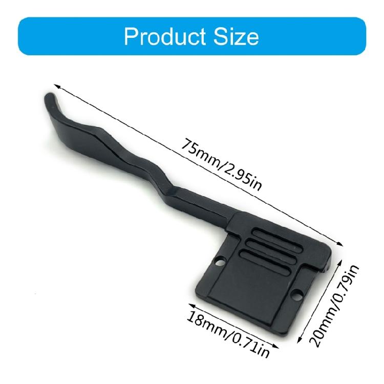 Universal Aluminum Alloy Camera Hand Grip Enhances Control for A7C2 A7CR Camera Metal Thumb Up Hot Shoe Handle