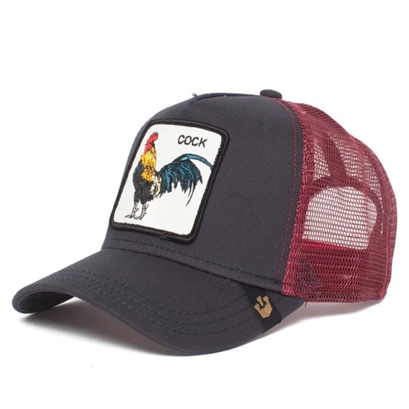 New Animal Shape Embroidered Baseball Cap Fashion Personality Hip Hop Cap
