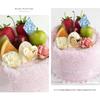 Senshu Towel Fruit Face Towel Cake, Birthday Cake Gift, Handmade In Japan (Pink)