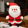 High Quality Christmas Plush Dolls Pillow Christmas Tree Gingerbread Man Santa Claus Wreath Plush Toys for Girls Gift