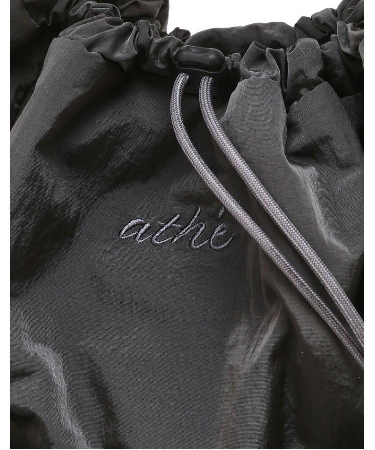 Athe Vanessabruno [Ruban] Dark Gray Ribbon Backpack/Shoulder Bag L Aaba5F901G3