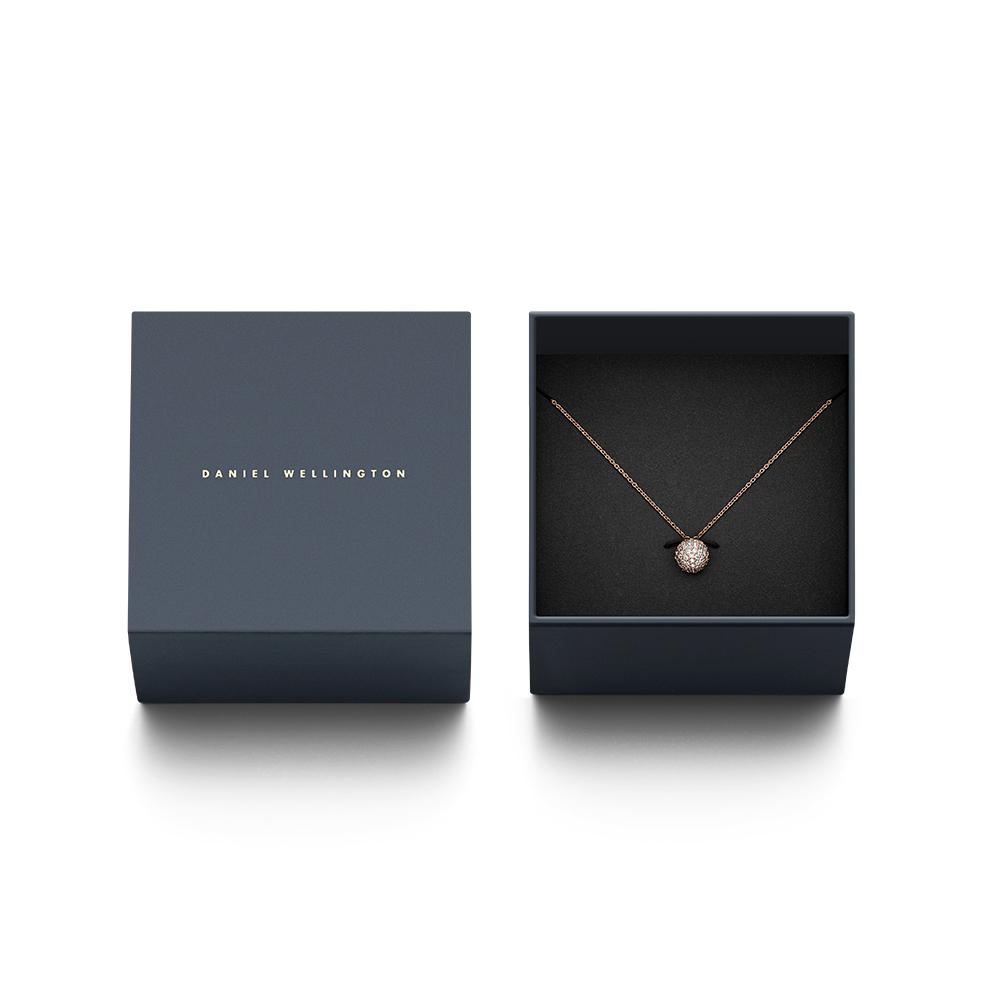 Ожерелье-кулон Daniel Wellington с паве из кристаллов Паве-цепочка с кубическим цирконием