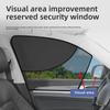 Magnetic Car Window Sunshade & Privacy Curtain with Mosquito Screen