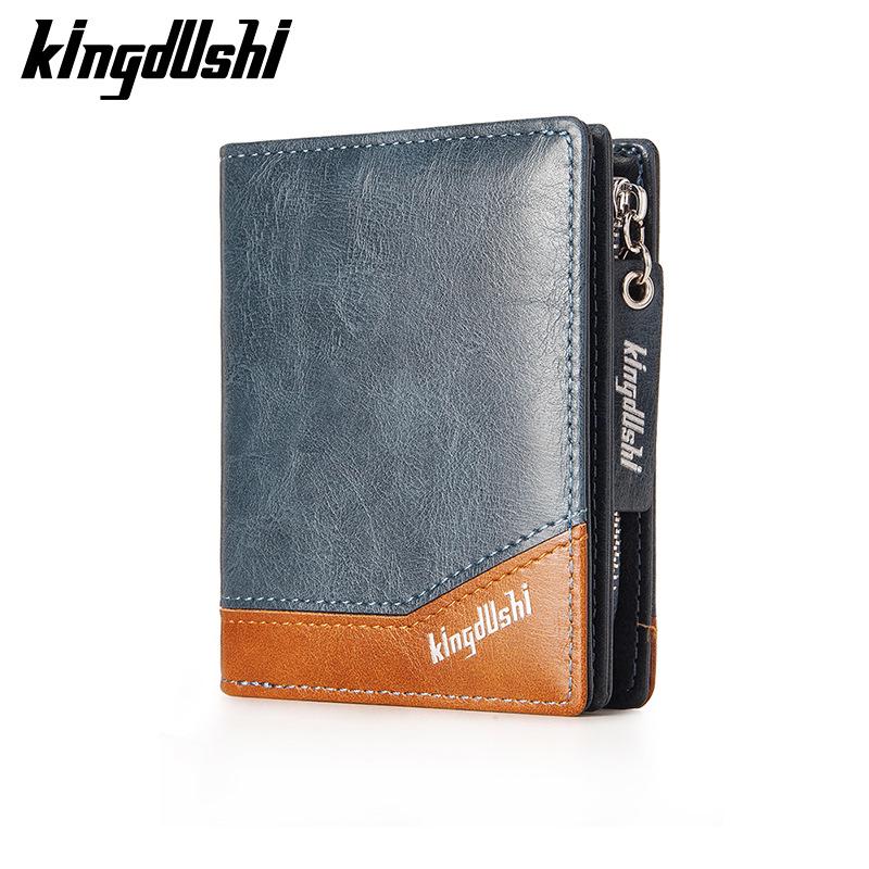 Мужская сумка-кошелек из искусственной кожи на молнии с цепочкой: Кошелек для карт и монет