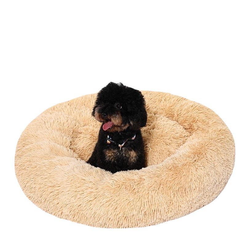 Plush Round Winter Warm Dog & Cat Bed