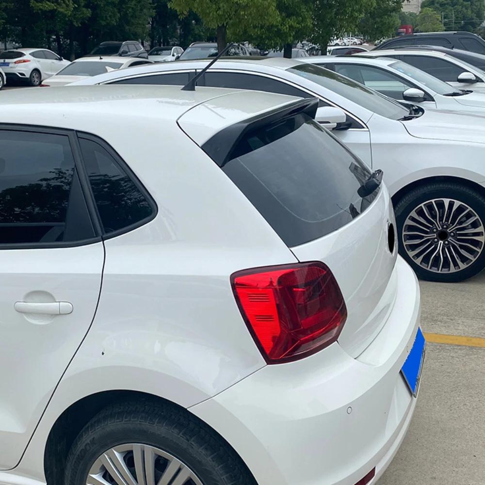 2011 по 2018 год для VW Volkswagen POLO MK5 6C 6R GTI задний спойлер багажник крыло губа из высококачественного АБС-пластика глянцевый черный карбон