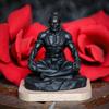 Lord Hanuman Idol for Car Dashboard, Home, Office Desk – Hanuman Murti for Peace, Positivity, Good Luck, Success, and Prosperity – Black Matte Finish