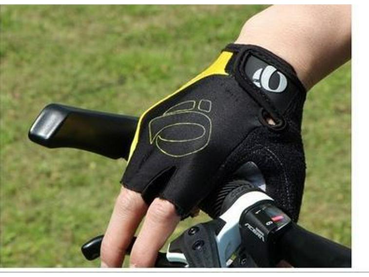 Велоперчатки с защитой от ударов: Силикон, Дизайн с короткими пальцами для езды на шоссейном велосипеде