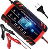 Battery Charger - Intelligent - 12V/24V - 8A - LCD Display - Multiple Protection