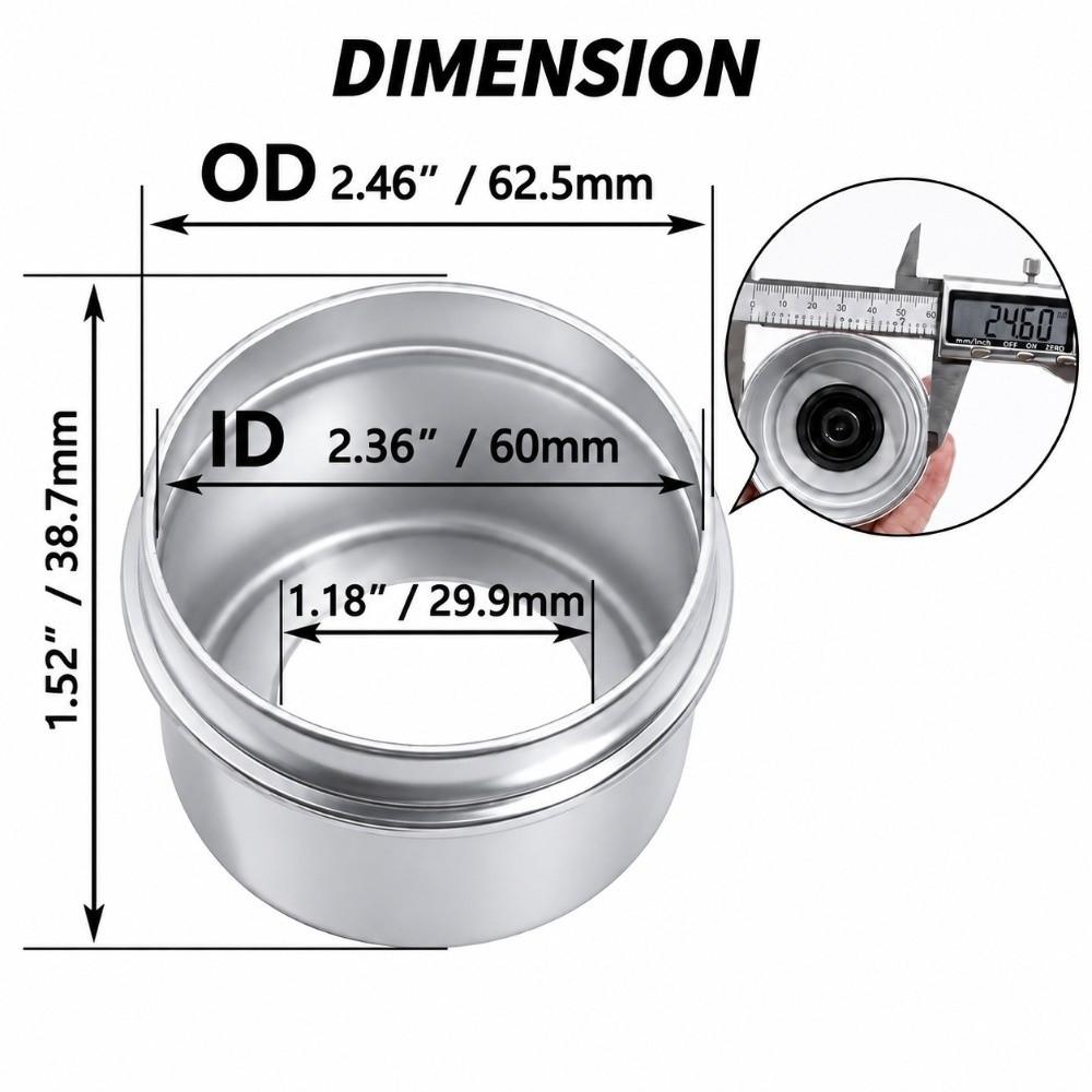 4PCS with Rubber Plug Trailer Hub Dust Cap Heavy Duty Wheel Bearing Dust Cap Camper RV