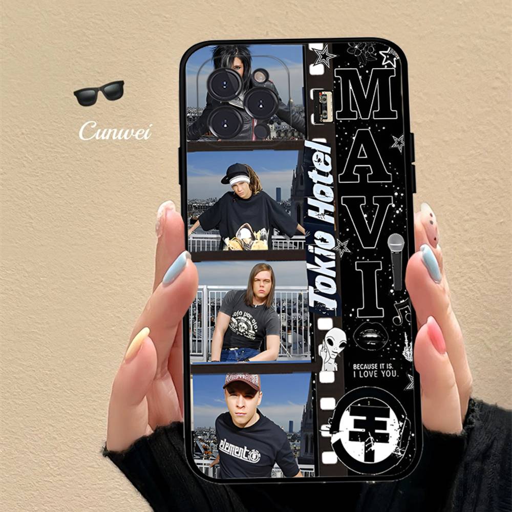 Чехол для телефона Tom Bill Kaulitz T-Tokio-H-HotelS Для iPhone 17 16 15 14 11 12 13 Mini Pro XS Max Plus Funda Shell