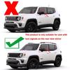 Для Jeep Renegade 2016-2025 Наклейка на автомобиль Крышка бокового зеркала заднего вида Накладка на крыло Внешняя дверь Корпус зеркала заднего вида Отделка Вид карбонового волокна