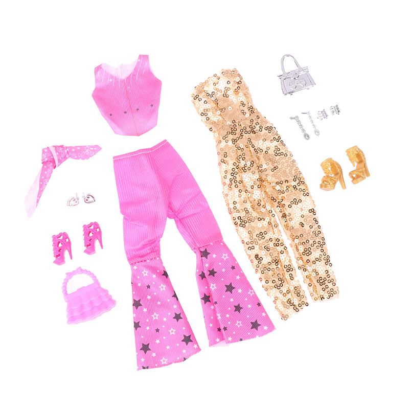 Пальто Хлопковая куртка Зимнее платье Длинная одежда Меховое пальто Аксессуары для кукол Игрушки