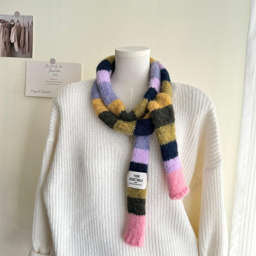 Fashion Skinny Scarf Party Travel Neckerchief Unisex Trendy Scarf Simple Street for Casual or Travel Outfits