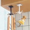 Kitchen Hook Multi-Purpose Hooks 360 Degrees Rotated Rotatable Rack for Organizer and Storage Spoon Hanger Accessories