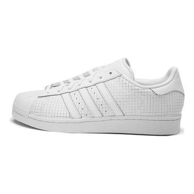 Кроссовки Superstar Scored Leather - Triple White Unisex AQ8334