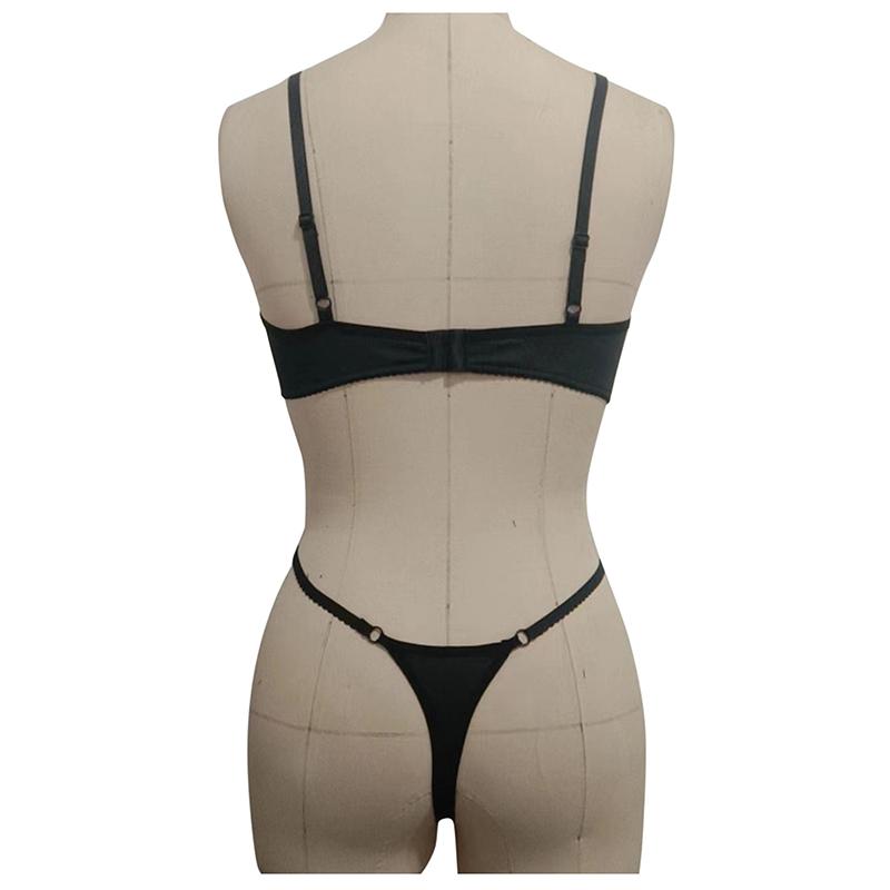 2pcs Set Sexy Lingerie for Women Underwear Panty Set Play See Through Lace Bodysuit Babydoll Sleepwear