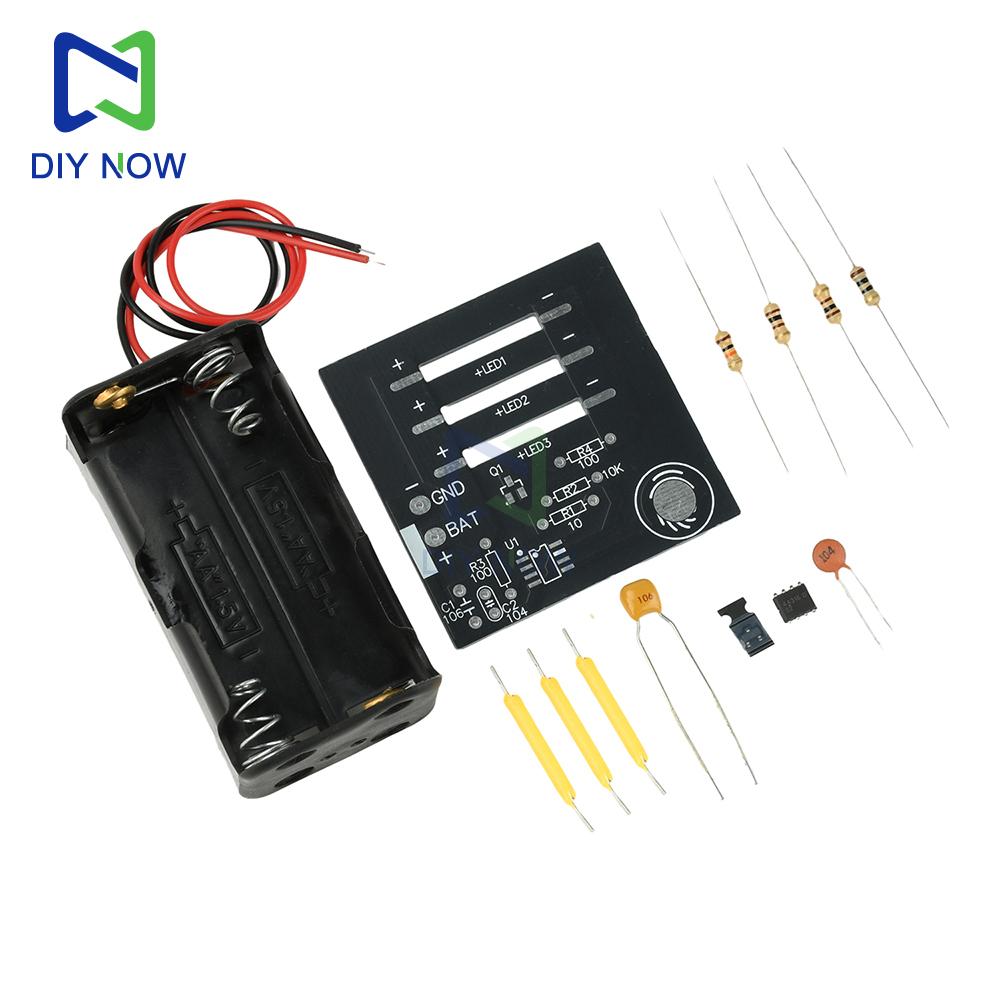 Электронный DIY-набор DC 6V Сенсорное бесступенчатое диммирование DIY-набор для пайки Электронный практический проект со стабильной производительностью