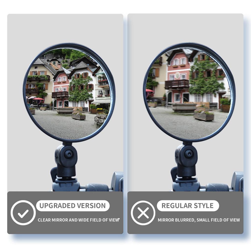 Электровелосипеды, электросамокаты, универсальные зеркала заднего вида с короткой стойкой для велосипедов и регулируемые отражатели