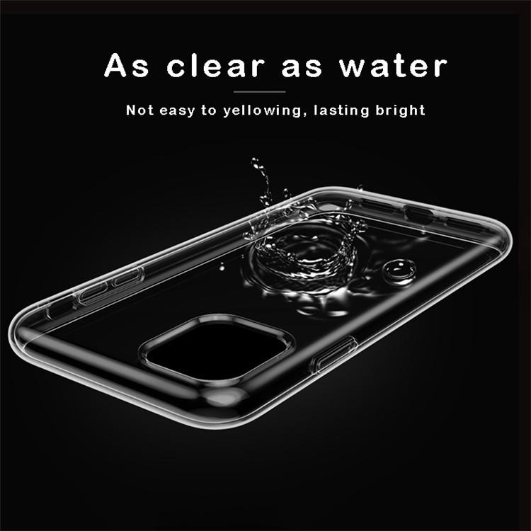 Ультратонкий прозрачный чехол для iPhone 11 12 13 mini 14 15 16 Plus 17 Pro Max 16e 17e 7 8 SE X XR XS Max Силиконовый чехол-обложка