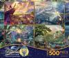 Классический набор пазлов Disney 500 деталей x 4 [Король Лев] [Динь-Динь и Питер Пэн] [Принцесса и Волшебный Поцелуй] [Книга Джунглей] (Использовал) [Использовал]