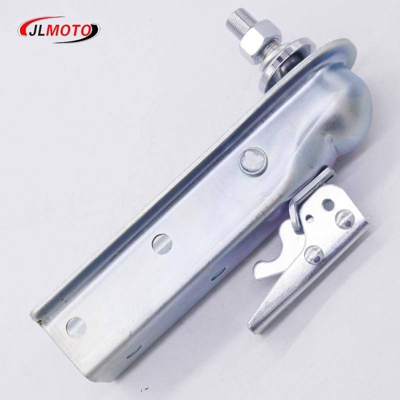 Full Set 2" Straight Trailer Coupler With 2" Hitch Ball 50mm & 2" Channel Capacity 3500lbs Fit For ATV UTV Cargo Buggy Parts