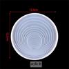 3D Creative DIY Round Geometric Spiral Coaster Silicone Mold New Concrete Resin Epoxy Resin Molds 2023