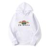 Fashion Womens Pullover Tops Friends Tv Show Hooded Sweatshirt Casual Long Sleeve Coffee Printing Hoodies HipHop Harajuku Unisex